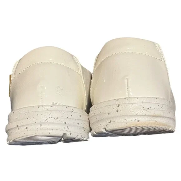 Hey Dude Wendy Shoe Coconut Milk Women's 10 White Casual Comfy Loafers Summer - Picture 7 of 9